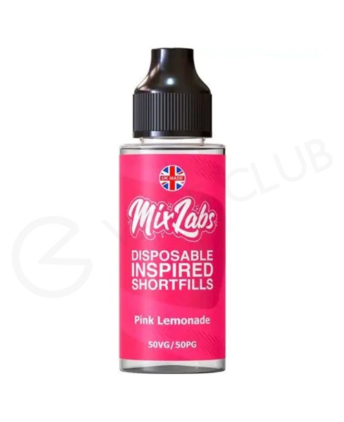 Pink Lemonade Shortfill E-Liquid by Mix Labs 100ml