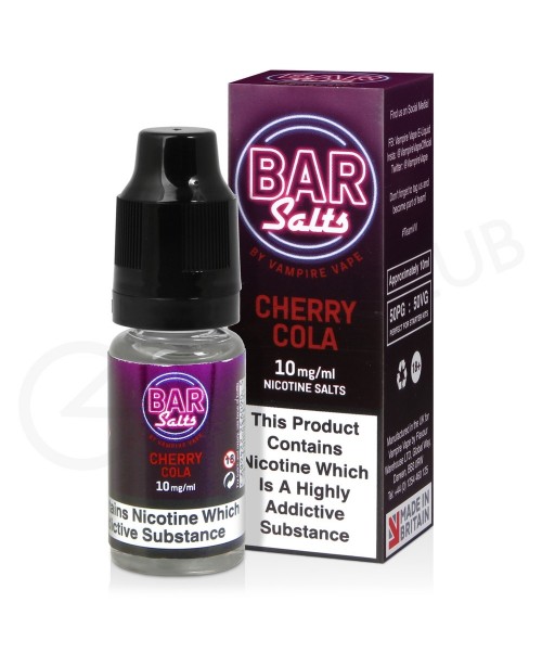 Cherry Cola Nic Salt E-Liquid by Bar Salts