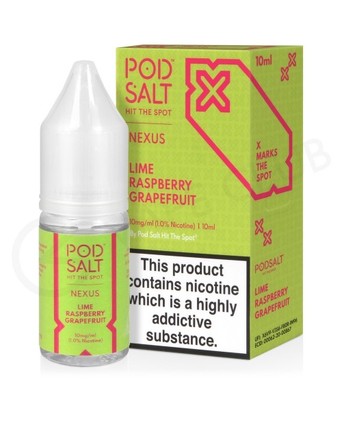 Lime Raspberry Grapefruit Nic Salt E-Liquid by Pod...