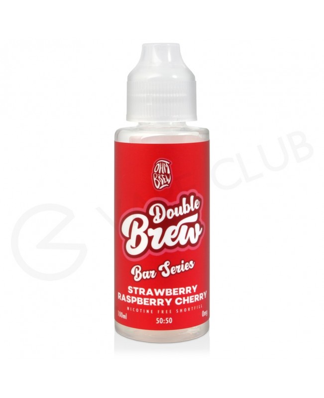 Strawberry Raspberry Cherry Shortfill E-Liquid by Double Brew Bar Series 100ml