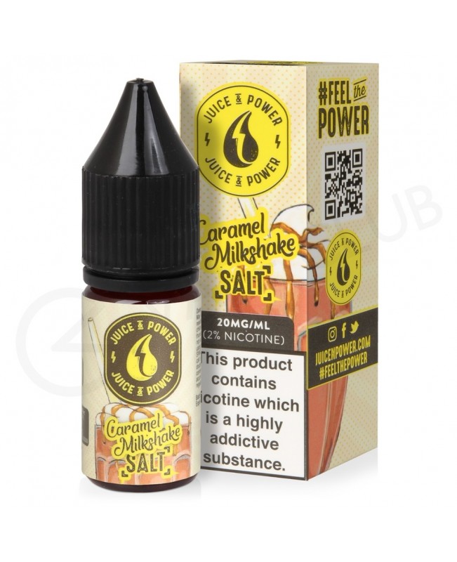 Caramel Milkshake Nic Salt E-Liquid by Juice N Power