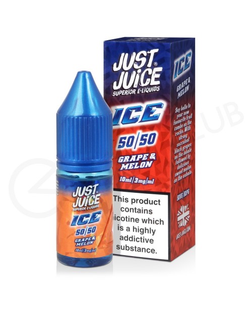 Grape & Melon E-Liquid by Just Juice Ice 50/50