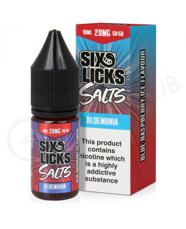 Bluemonia Nic Salt E-Liquid by Six Licks