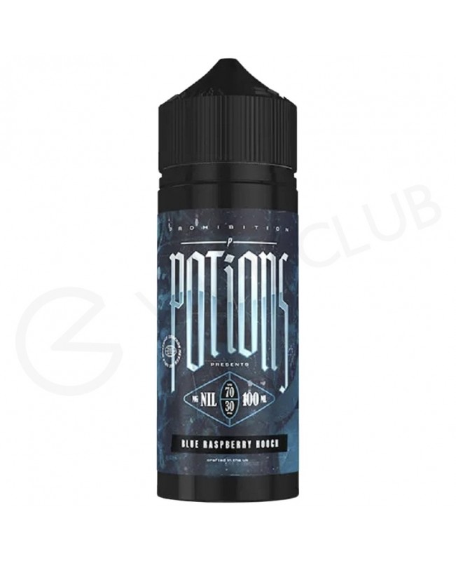 Blue Raspberry Hooch Shortfill E-Liquid by Potions 100ml