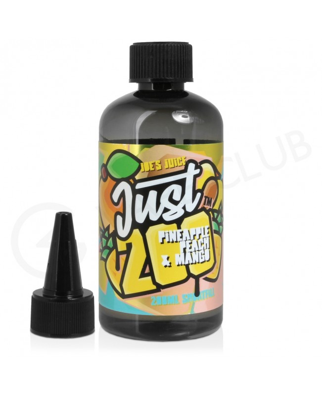 Pineapple Peach & Mango Just 200 Shortfill E-Liquid by Joe's Juice 200ml