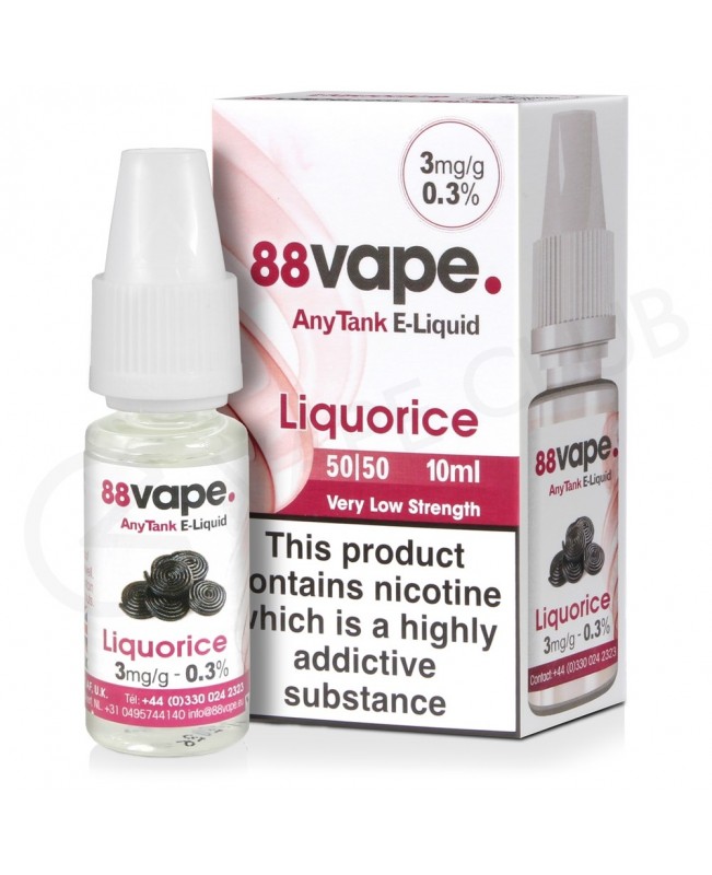 Liquorice E-Liquid by 88Vape Any Tank