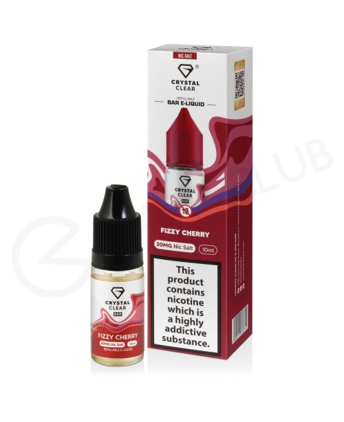 Fizzy Cherry Nic Salt E-Liquid by Crystal Clear