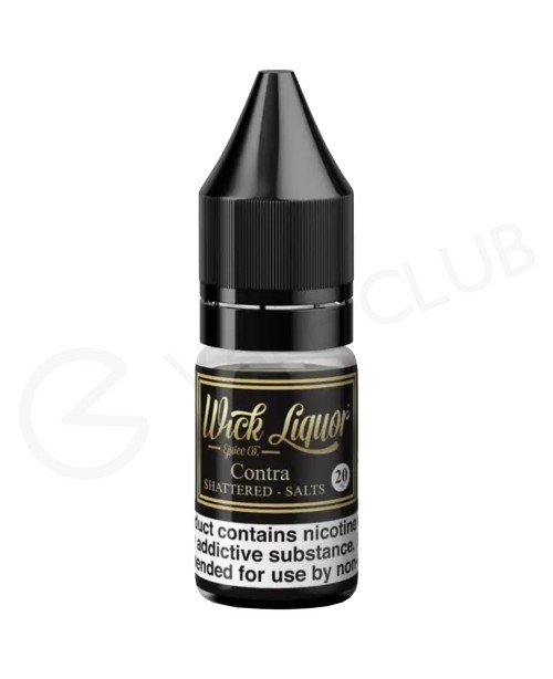 Contra Shattered Nic Salt E-Liquid by Wick Liquor