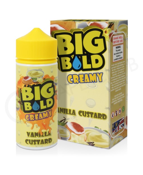 Vanilla Custard Shortfill E-Liquid by Big Bold Cre...