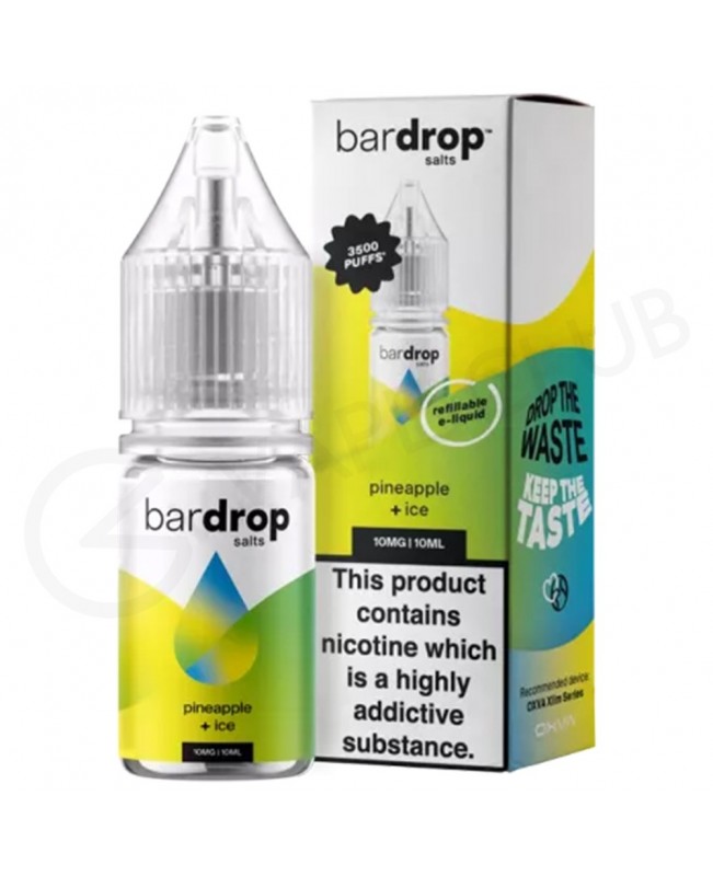 Pineapple Ice Nic Salt E-Liquid by Bar Drop Salts