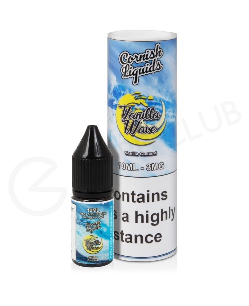 Vanilla Wave E-Liquid By Cornish Liquids