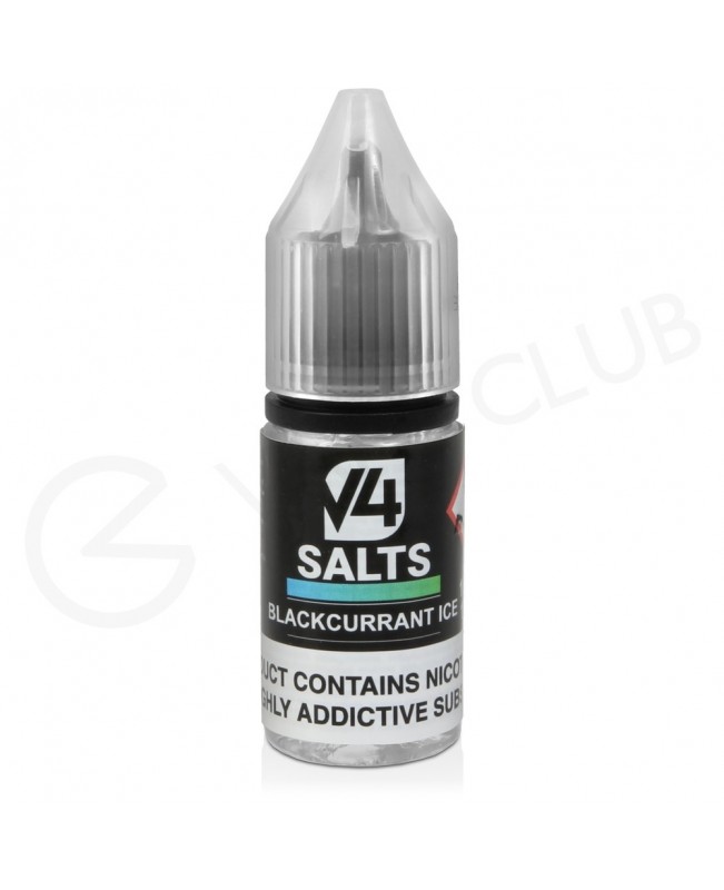 Blackcurrant Ice Nic Salt E-Liquid by V4 VAPOUR