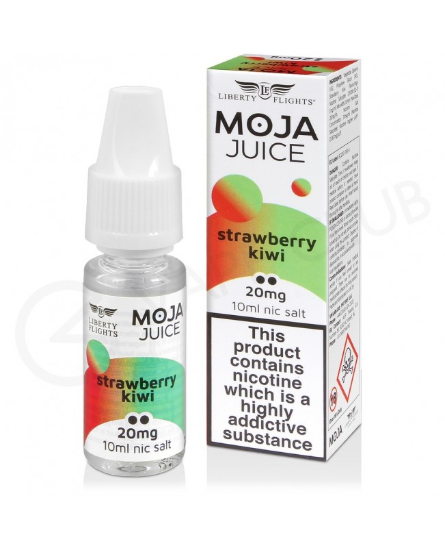 Strawberry Kiwi Nic Salt E-Liquid by Moja Juice