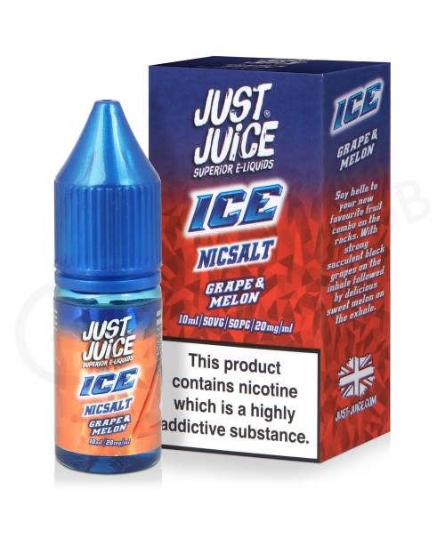 Grape & Melon Nic Salt E-Liquid  by Just Juice...