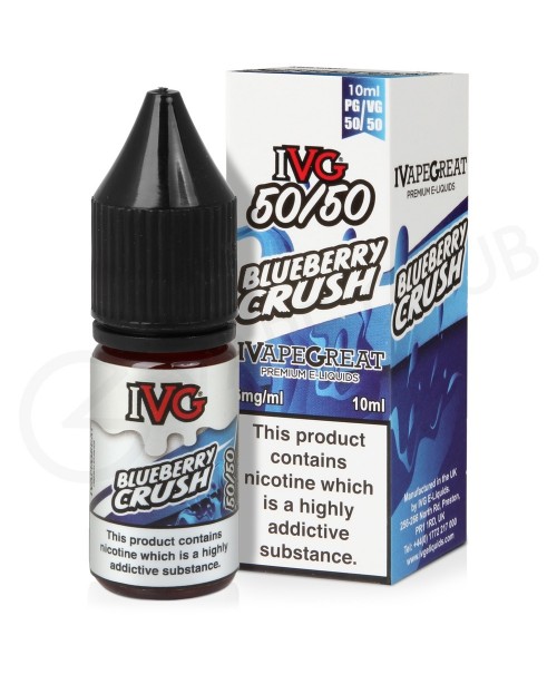 Blueberry Crush E-Liquid by IVG 50/50