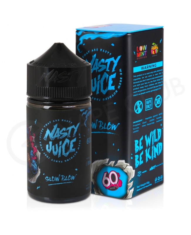 Slow Blow Shortfill E-liquid by Nasty Juice 50ml