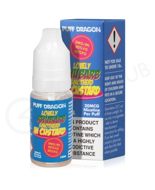 Rhubarb & Custard E-Liquid by Puff Dragon