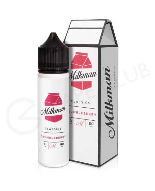 Crumbleberry Shortfill E-Liquid by The Milkman 50m...