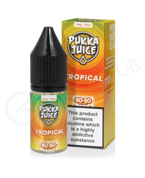 Tropical E-Liquid by Pukka Juice 50/50