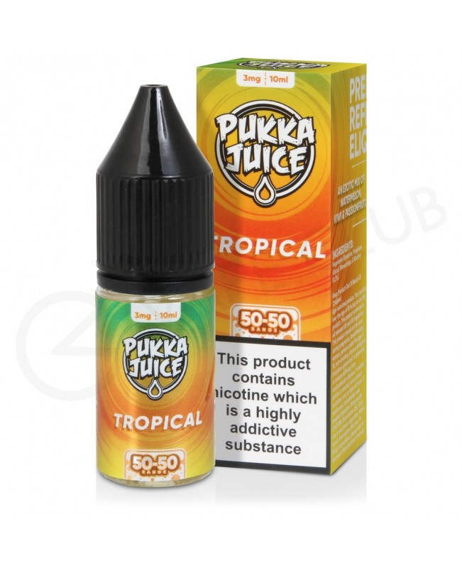 Tropical E-Liquid by Pukka Juice 50/50