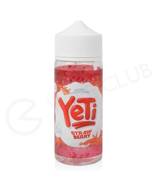 Strawberry Shortfill E-Liquid by Yeti Ice 100ml