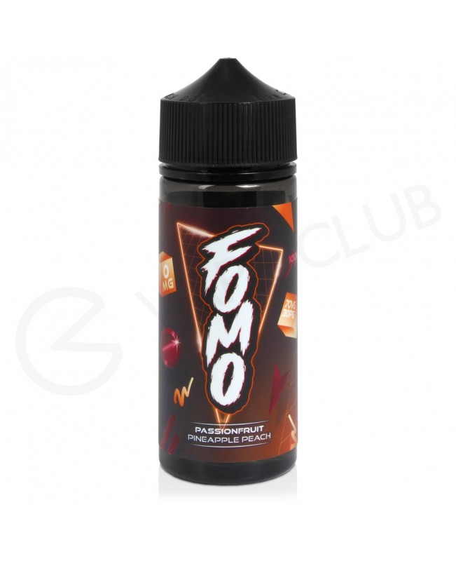 Pineapple Passionfruit Peach Shortfill E-Liquid by Fomo 100ml