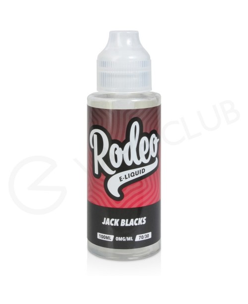 Black Jacks Shortfill E-liquid by Rodeo 100ml