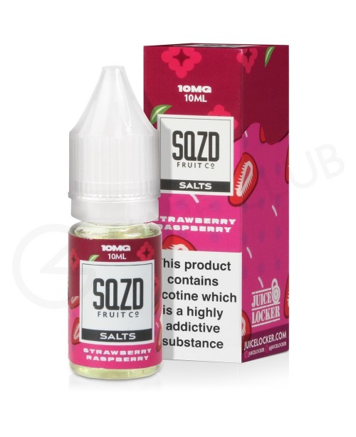 Strawberry Raspberry Nic Salt E-Liquid by SQZD