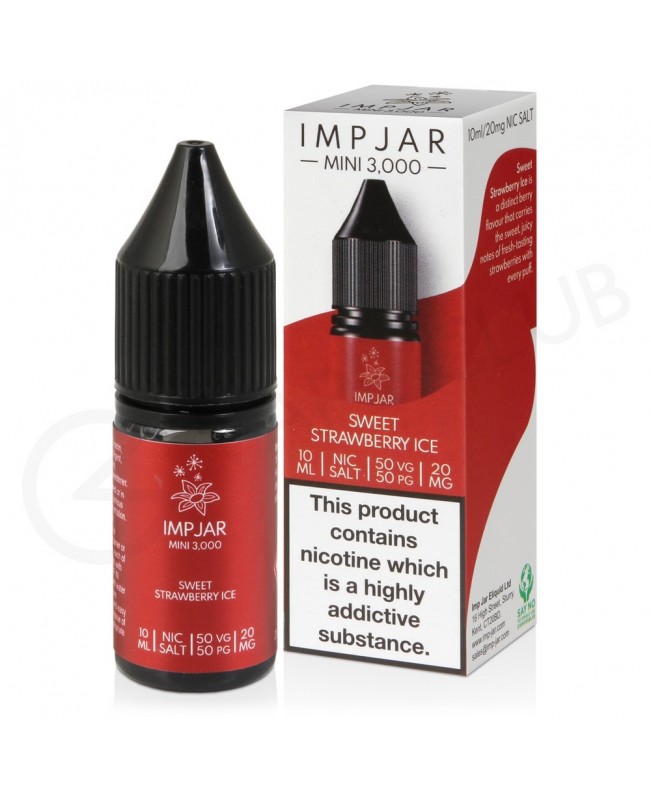 Sweet Strawberry Ice Nic Salt E-Liquid by Imp Jar