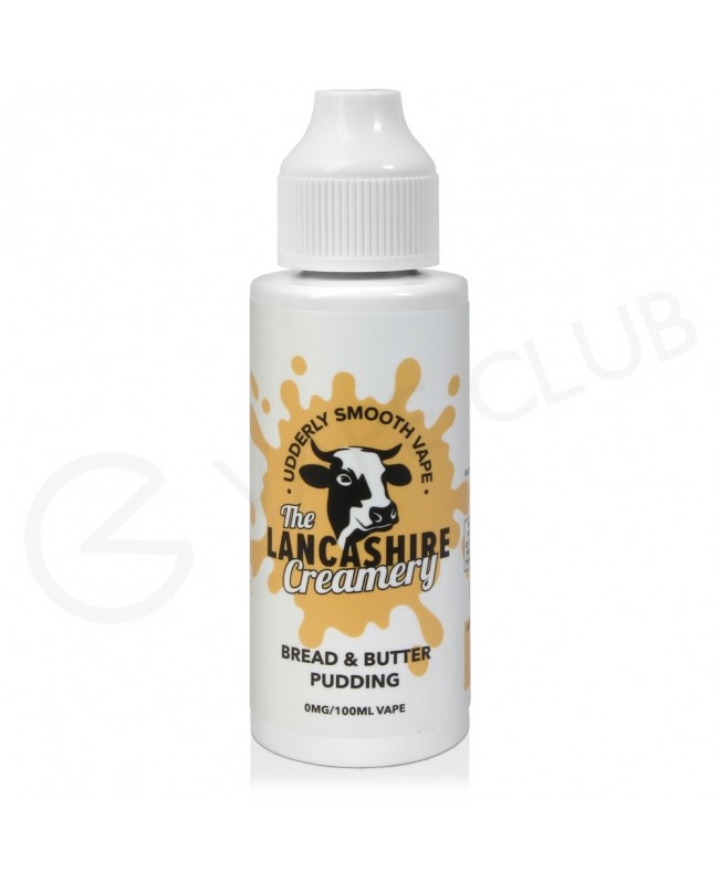 Bread & Butter Pudding Shortfill E-Liquid by The Lancashire Creamery 100ml