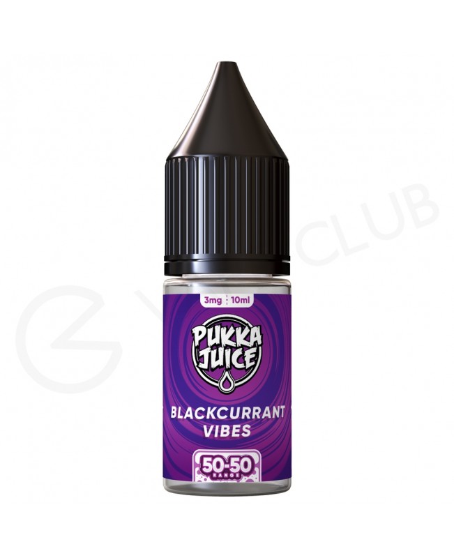 Blackcurrant Vibes E-Liquid by Pukka Juice 50/50