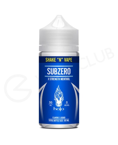 Subzero Shortfill E-Liquid by Purity 50ml