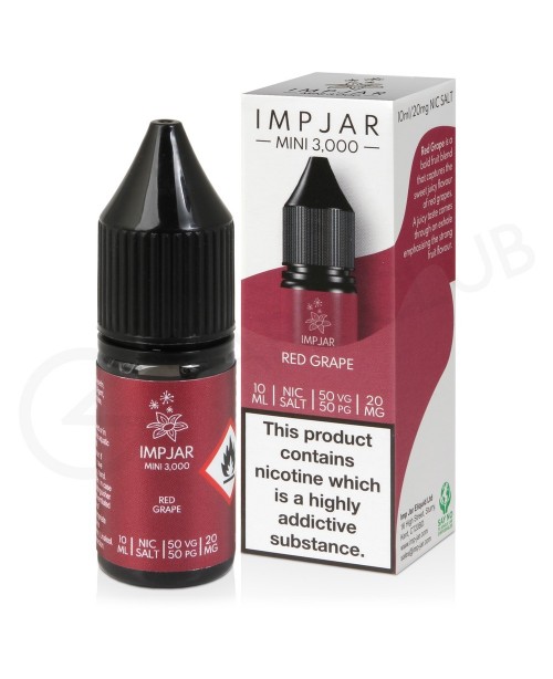 Red Grape Nic Salt E-Liquid by Imp Jar