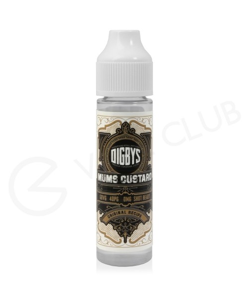 Mum's Custard Shortfill E-Liquid by Digbys Juices ...