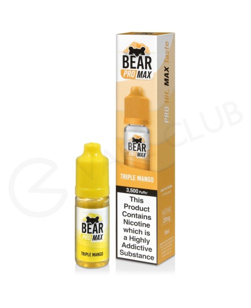 Triple Mango Nic Salt E-Liquid by Bear Pro Max