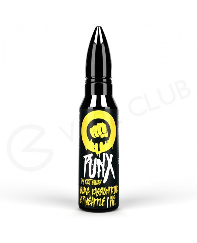 Guava, Passion Fruit & Pineapple Shortfill E-Liquid by Punx 50ml