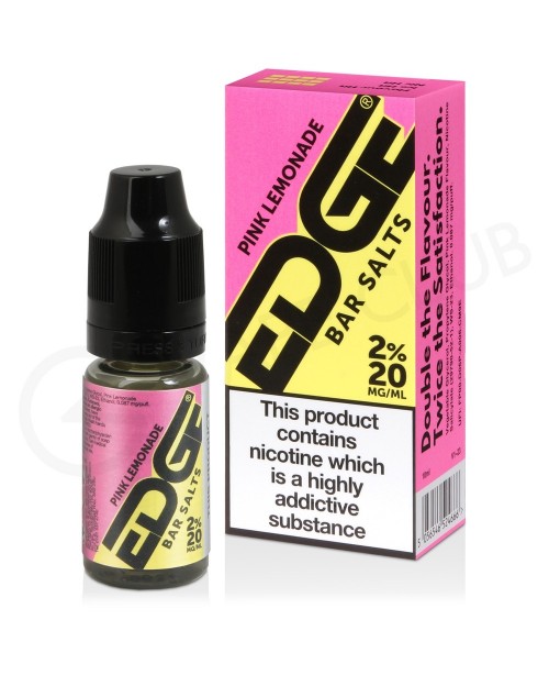 Pink Lemonade Nic Salt E-Liquid by Edge Bar Salts