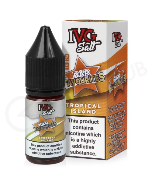 Tropical Island Nic Salt E-Liquid by IVG Bar Salt ...