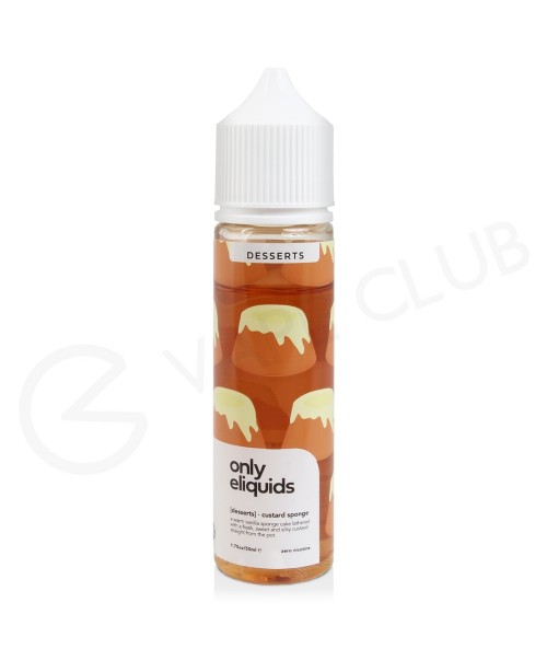 Custard Sponge Shortfill E-Liquid by Only Eliquids...