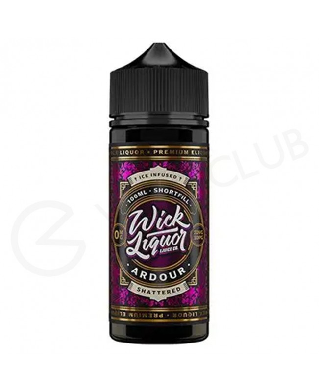 Ardour Shattered Shortfill E-Liquid by Wick Liquor 100ml