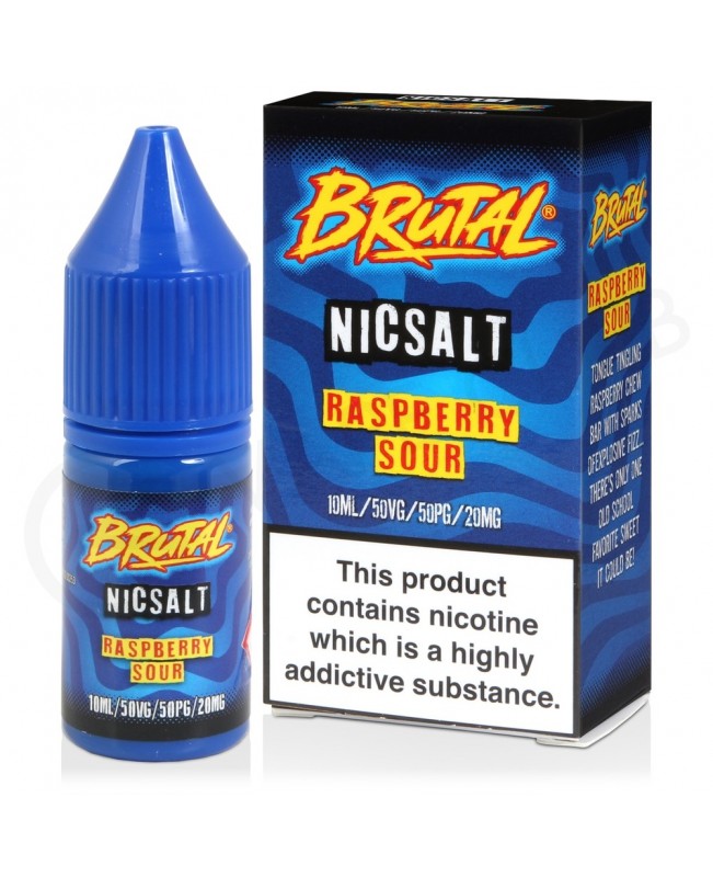 Raspberry Sour Nic Salt E-Liquid by Brutal