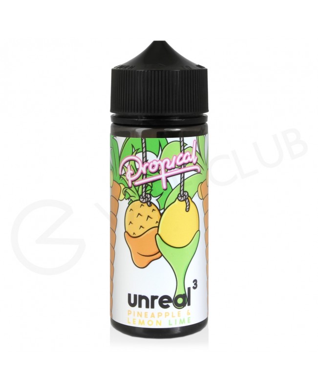 Pineapple & Lemon Lime Shortfill E-Liquid by Unreal 3 100ml