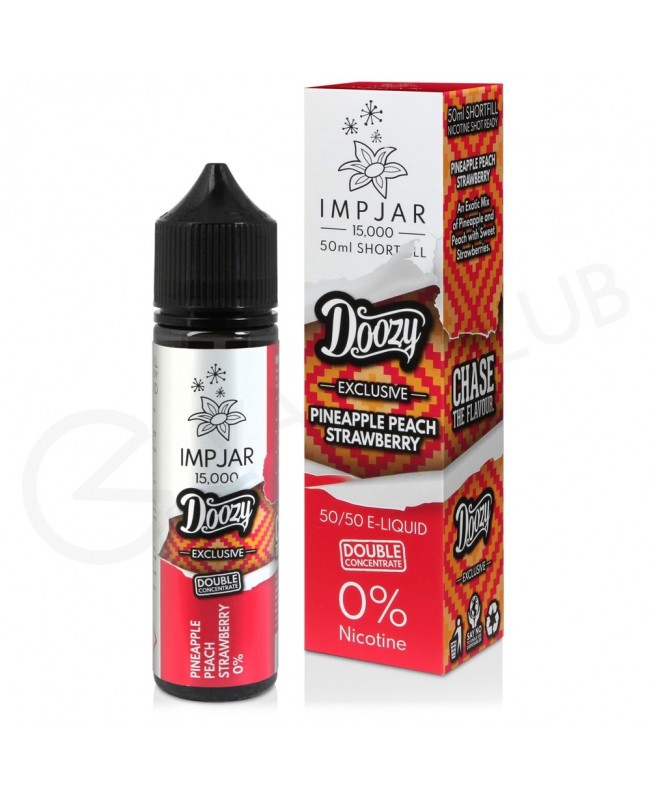 Pineapple Peach Strawberry Shortfill E-Liquid by Imp Jar & Doozy 50ml