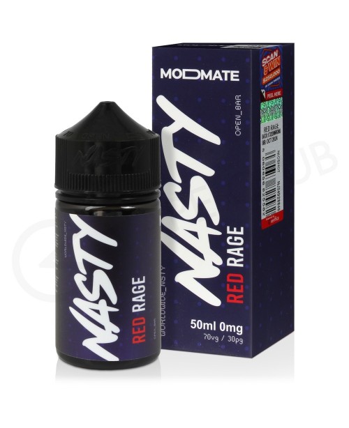 Red Rage Modmate Shortfill E-Liquid by Nasty 50ml