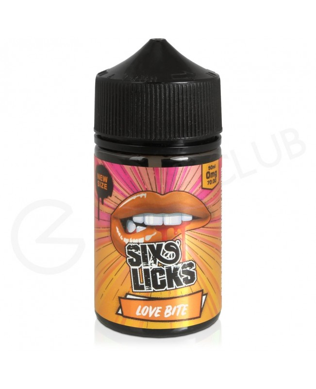 Love Bite Shortfill E-Liquid by Six Licks