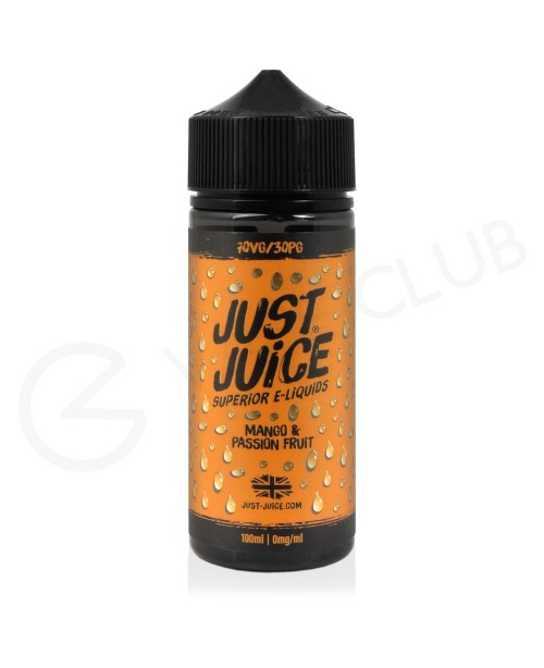 Mango & Passion Fruit Shortfill E-Liquid by Ju...