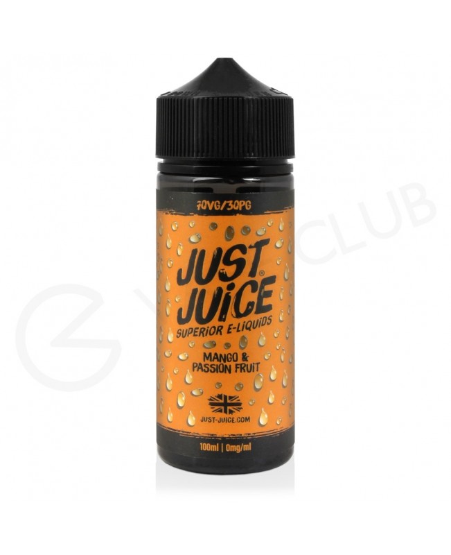 Mango & Passion Fruit Shortfill E-Liquid by Just Juice 100ml