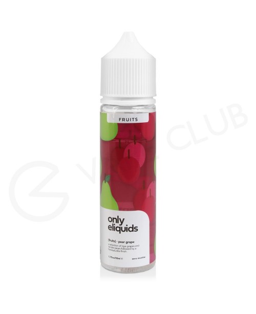 Pear Grape Shortfill E-Liquid by Only Eliquids Fru...