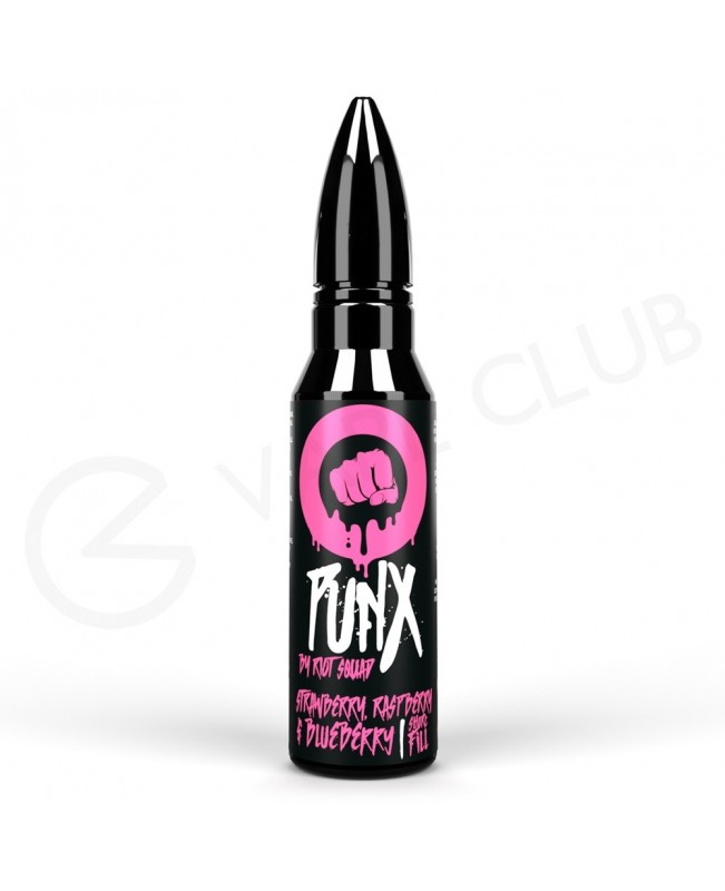 Strawberry, Raspberry & Blueberry Shortfill E-Liquid by Punx 50ml