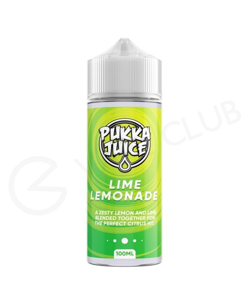 Lime Lemonade Shortfill E-Liquid by Pukka Juice 10...